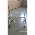 Mobile Holder for shopping basket, Wire Metal Basket Rack with 4 wheels